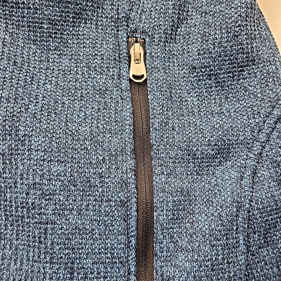 Spyder Core Sweater Jacket Full Zip Knit Zipped Pockets Womens Small Blue - Picture 5 of 8